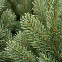 Sapin de Noël artificiel en épicéa bleu nordique de 7 pieds, réaliste, vert sauge, en PE et PVC, avec support métallique pour la décoration de la maison