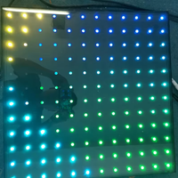 Éclairage de sol LED intelligent à 144 pixels - Panneau de danse programmable DMX512 RGB pour discothèques modernes, bars et espaces événementiels