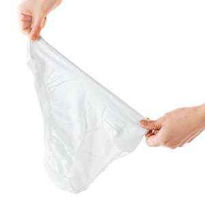 Одноразовые хлопковые трусики с высокой посадкой и принтом для женщин – сексуальное нижнее белье - Product Image 4