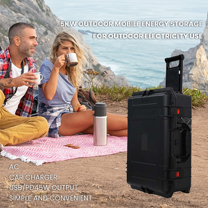 Générateur solaire portable d'urgence 5000W, station d'alimentation portable, lumière LED, stations énergétiques pour le <span class=keywords><strong>camping</strong></span> - Product Image 6