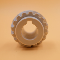 Engranaje Helicoidal PEEK D20-D80 con Eje de Ranura CNC para Transmisión