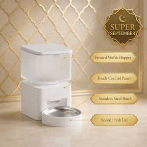 Gamelle Magique 4,5L pour Chien et Chat, Contrôle des Repas par App Tuya, Appel Vidéo avec Objectif 3MP, Minuteur, 5V 1A, <span class=keywords><strong>Mini</strong></span> de Bureau, Vente Directe Usine - Product Image 3