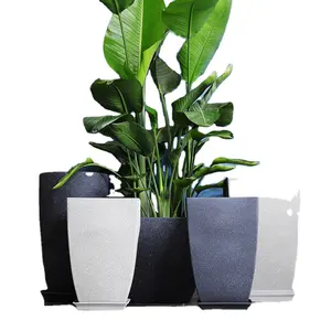 Fabricante Alto plástico indoor outdoor decorativo planta flower pot Plastic garden pots Flower planter plastic flowerpots
