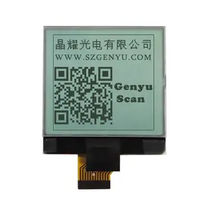 Genyu High Contrast 128x128 Dot Matrix LCD Module COG FSTN Positive Monochrome LCD Screen Display