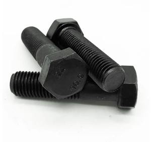 アメリカ標準ASMEB18.2.1ボルトUNCUNF鋼グレード2/5/8黒色酸化物六角ボルト - Product Image 4