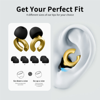 Bouchons d'oreilles anti-bruit pour le sommeil, bouchons d'oreilles pour les fêtes, isolation acoustique, bouchons d'oreilles réutilisables anti-bruit