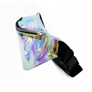 Borsa a Tracolla Trasparente Multicolore per <span class=keywords><strong>Donna</strong></span>, Marsupio Personalizzato con Effetto Laser, Borsa da Petto alla Moda - Product Image 5