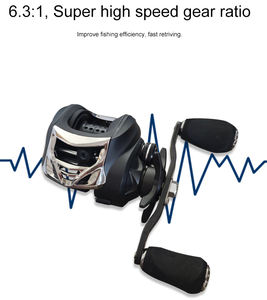 OEM de alta calidad de fibra de carbono FReels luz 17 + 1BB Baitcasting Carretes - Product Image 3