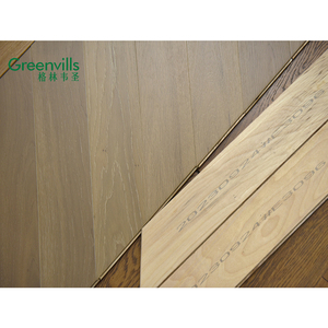 En stock!! Prix d'usine!! Plancher machiné de chêne de chevron, <span class=keywords><strong>bois</strong></span> naturel, <span class=keywords><strong>bois</strong></span> dur chaulé blanc d'intérieur utilisé - Product Image 5