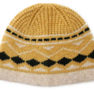 Bán Buôn Tùy Chỉnh Thời Trang Tối Giản Chắp Vá Khuôn Mẫu Của Phụ Nữ Dệt Kim Xô Hat Cho Mùa Thu/Mùa Đông Ấm Áp - Product Image 1