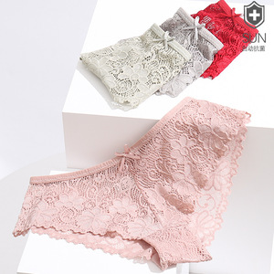 Intimo Sexy in Pizzo Trasparente per Donne, Bikini Provocante, Slip a Vita Bassa, <span class=keywords><strong>Mutandine</strong></span> Hipster per Signore - Product Image 6