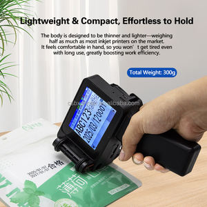 喷墨打印机枪手持式日期打标机 600DPI 12.7mm PVC 管塑料纸箱瓶子金属罐印刷 - Product Image 5