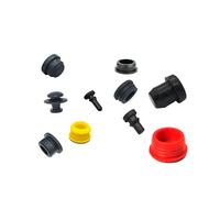 Bouchon à trou borgne en silicone colle à encliqueter bouchon à vis cylindrique échantillon gratuit personnalisable