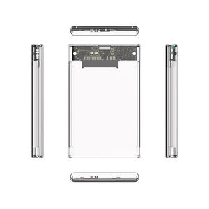Boîtier de disque dur transparent en plastique USB3.0 de 2,5 pouces VONN, boîtier <span class=keywords><strong>externe</strong></span> portable pour disque dur SATA HDD <span class=keywords><strong>SSD</strong></span> - Product Image 4