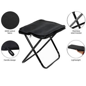 Compact Outdoor Fishing <strong>Stool</strong> with Integrated Carry Bag Lightweight Sturdy for Outdoor Camping Chair Picnic Beach - Product Image 3