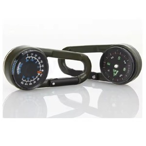 Đa chức năng đi bộ đường dài Kim Loại Carabiner Mini la bàn + Nhiệt kế + Keychain trong 1 Mini la bàn - Product Image 5