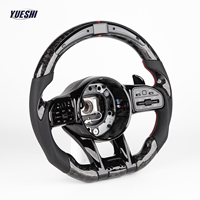 Volant sport en cuir et fibre de carbone de haute qualité pour Mercedes-Benz C E S GLC GLE GLS Plug & Play personnalisé