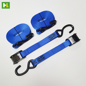 <span class=keywords><strong>25MM</strong></span> 6 mètres de long sur mesure 500kg boucle à came robuste cliquet arrimage accessoires de moto sangles pour remorque - Product Image 4