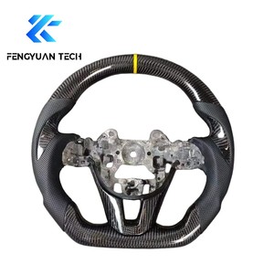 Volante de Fibra de Carbono y Cuero con Base Plana Forjado a Medida para <span class=keywords><strong>Mazda</strong></span> 3 6 CX3 CX5 CX4 CX8 CX9 MX5 CX-<span class=keywords><strong>5</strong></span> <span class=keywords><strong>MX</strong></span>-<span class=keywords><strong>5</strong></span> BP BM KE 2014 2021 - Product Image 5