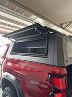 Capot de camionnette en alliage d'aluminium étanche pour Chevrolet Colorado 2020-2026, 5ft 6ft, Hardtop verrouillable, coque de camping