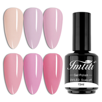 Ensemble de vernis à ongles de marque privée à haute teneur en pigments Nouvelle arrivée Réduction à durée limitée Vernis à ongles en gel UV pour femmes