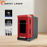 Máquina de Grabado y Corte Láser Verde 3D JUNFEI 5W 10W2D, Compatible con AI/DWG, Duradera, para Premios Corporativos, Artesanías Personalizadas y Grabados Permanentes