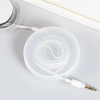 Organisateur de câbles de téléphone multifonctionnel transparent, étanche et durable, clip pour écouteurs, gestion des câbles de chargeur, boîte de rangement pour données