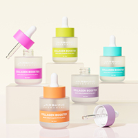 Nouvelle Bouteille compte-gouttes en verre dépoli mat au design original, flacon personnalisé pour sérum ou huile, 30 ml pour huile visage