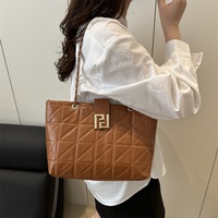 Sac fourre-tout à bandoulière pour femme, tendance, décontracté, simple, grande capacité, avec fermeture éclair, en polyester, nouvelle collection été 2026, élégant et stylé