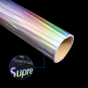 Estiramiento holográfica cartas pegatinas de papel autoadhesiva de vinilo de películas - Product Image 2