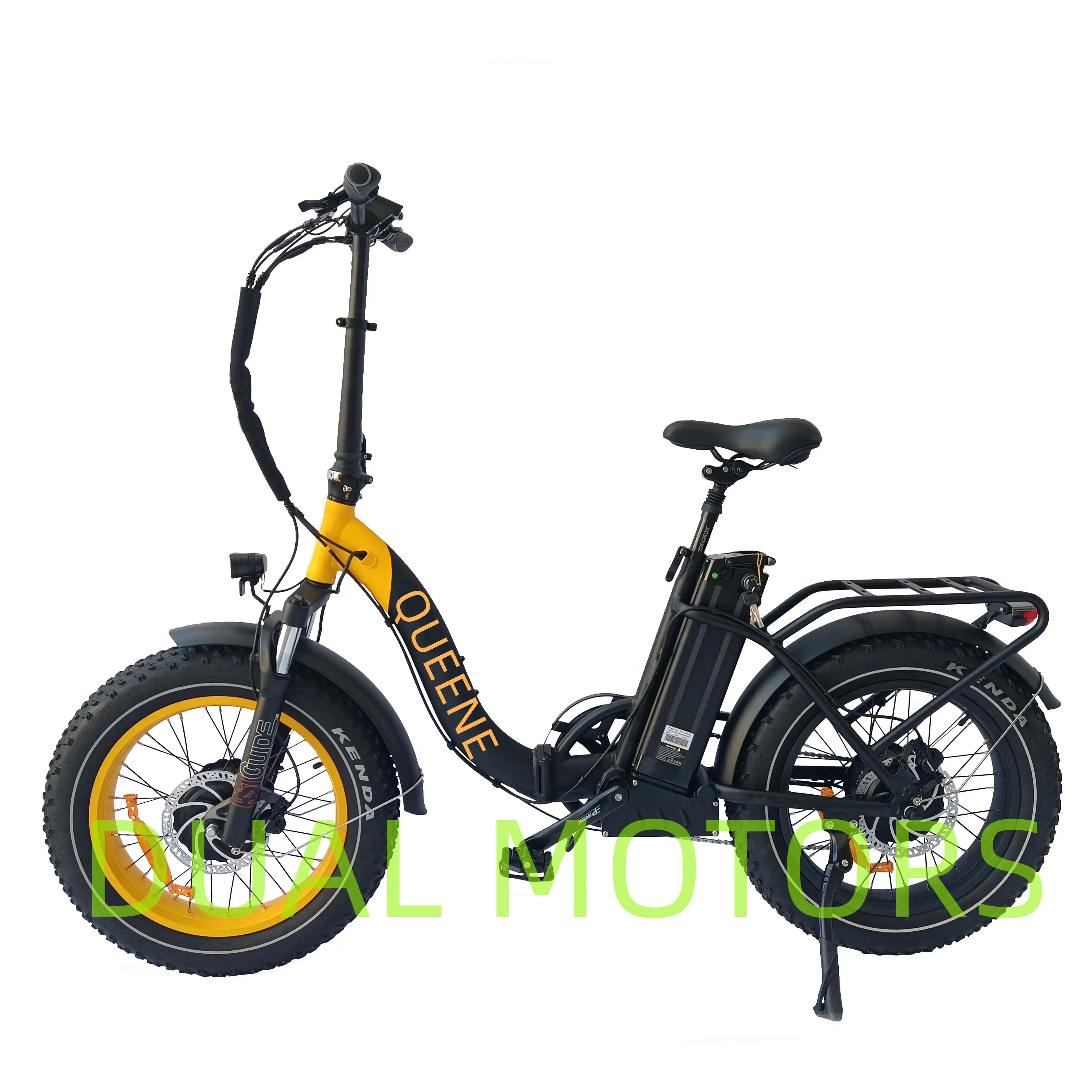 Vélo électrique à double batterie, ebike 750w, 45 km/h, moteur de cyclomoteur, vélo de neige