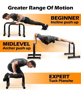Barre <span class=keywords><strong>per</strong></span> Flessioni in Acciaio Resistente, Attrezzatura Fitness, Supporti <span class=keywords><strong>per</strong></span> Dip, Calisthenics <span class=keywords><strong>per</strong></span> Allenamento di Forza a <span class=keywords><strong>Casa</strong></span> - Product Image 6