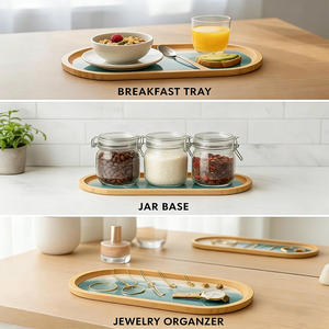 Tabla <span class=keywords><strong>de</strong></span> cortar personalizada <span class=keywords><strong>de</strong></span> madera <span class=keywords><strong>de</strong></span> acacia con resina epoxi, tabla <span class=keywords><strong>de</strong></span> cortar <span class=keywords><strong>de</strong></span> resina con diseño <span class=keywords><strong>de</strong></span> océano y río para servir alimentos, juego <span class=keywords><strong>de</strong></span> tenedores - Product Image 3