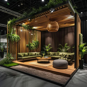 Fuar Standı Gösterim Panelleri Duvar Sanatı Müze Sergi Duvarları Sergi Standları Kabin Bölücüler Duvar Paneli Ahşap Fon - Product Image 1