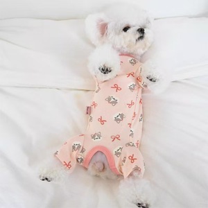 Kangdarpet Small Autumn <b>Winter</b> <b>Dog</b> Cat Belly <b>Coat</b> Eco-Friendly Cotton Cute Animal Cartoon Design Warm Protective - Product Image 3