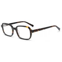 Monture de lunettes optiques rectangulaires unisexe, solides, tendance, épaisses, anti-lumière bleue, en acétate