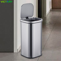 Poubelle intelligente à capteur 18L 30L en acier inoxydable pour la maison, la cuisine, le bureau, la salle de bain