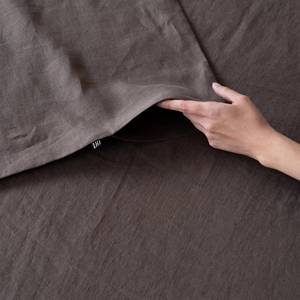 Harga grosir Set seprai Linen rami ukuran King | Sarung Duvet & sarung bantal berpori | Logo kustom tersedia - Product Image 4