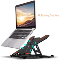 Support d'ordinateur ergonomique 2-en-1 réglable en métal pour ordinateur portable et tablette GreatRoc Comfort Cushion Computer Stand avec Ordnace Soporte portable