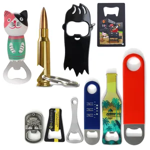 Custom Skelet Key Telefoon Case Corona Proost Gegraveerde Flesopener Metalen Pet Cat Flesopener Hardware Messing