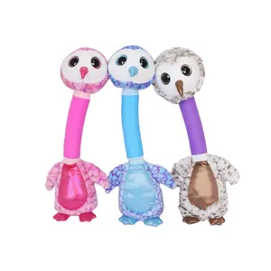 Sản Phẩm Mới 2022 Bán Buôn Tùy Chỉnh Laser Pet Toy Owl Nighthank Anime Đồ Chơi Sang Trọng Búp Bê Bông Mềm Cho Pet Dog Cat Đồ Chơi