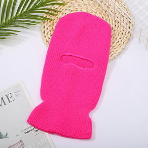 <span class=keywords><strong>Cagoule</strong></span> 1 trou Néon Multicolore à motif personnalisé pour usage quotidien, broderie de logo, hiver, moto, sports, fêtes 100% - Product Image 4