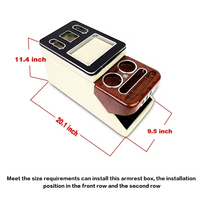 Boîte de rangement pour accoudoir Honda Odyssey, plateau organisateur pour console centrale, accessoires intérieurs universels pour fourgonnette commerciale