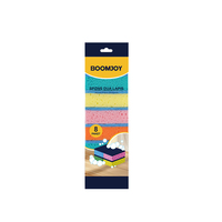 BOOMJOY Éponge de nettoyage robuste double face pour cuisine, tampon à récurer multi-usages pour casseroles