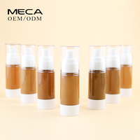Fond de teint correcteur liquide professionnel, crème de visage matte à couverture complète, waterproof, couleur blanche