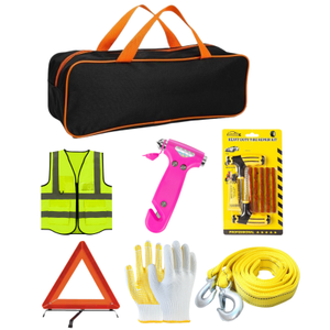 Kit de Emergencia para Seguridad Vial, Botiquín de Primeros Auxilios con Equipaje, Herramienta de Supervivencia para Auto - Product Image 1