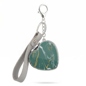 Heart Shape Compact <b>Mirror</b> Keychain Acetate <b>Acrylic</b> Double Sided Folding Makeup <b>Mirror</b> Plastic Frame Glass - Product Image 3