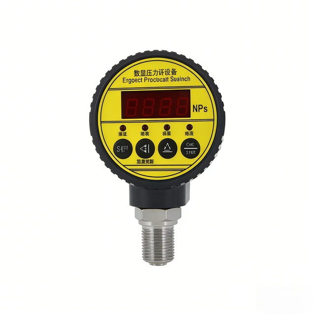 Digital Pressure Switch, Intelligent Pressure Controller for Water Pipeline, 0-1.6MPa Gauge Pressure Switch