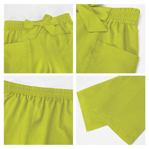 Uniforme de travail médical confortable pour salon de beauté avec logo personnalisé, ensembles de blouses unisexes, tissu extensible en polyester, infirmière d'hôpital - Product Image 4