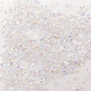 MyBeautyNails-Gel de diamantes de imitación, etiquetas privadas, Láser de plata, arte de uñas, purpurina, cristal Pixie AB - Product Image 2